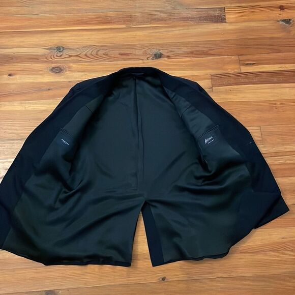 Burberry London Navy Blue Wool Blazer Jacket Mens Size 40R #YBC1 - Picture 5 of 11